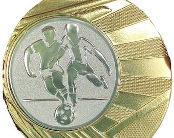 Buy 100x Junior Football Medals 40mm Gold Metal With Ribbons