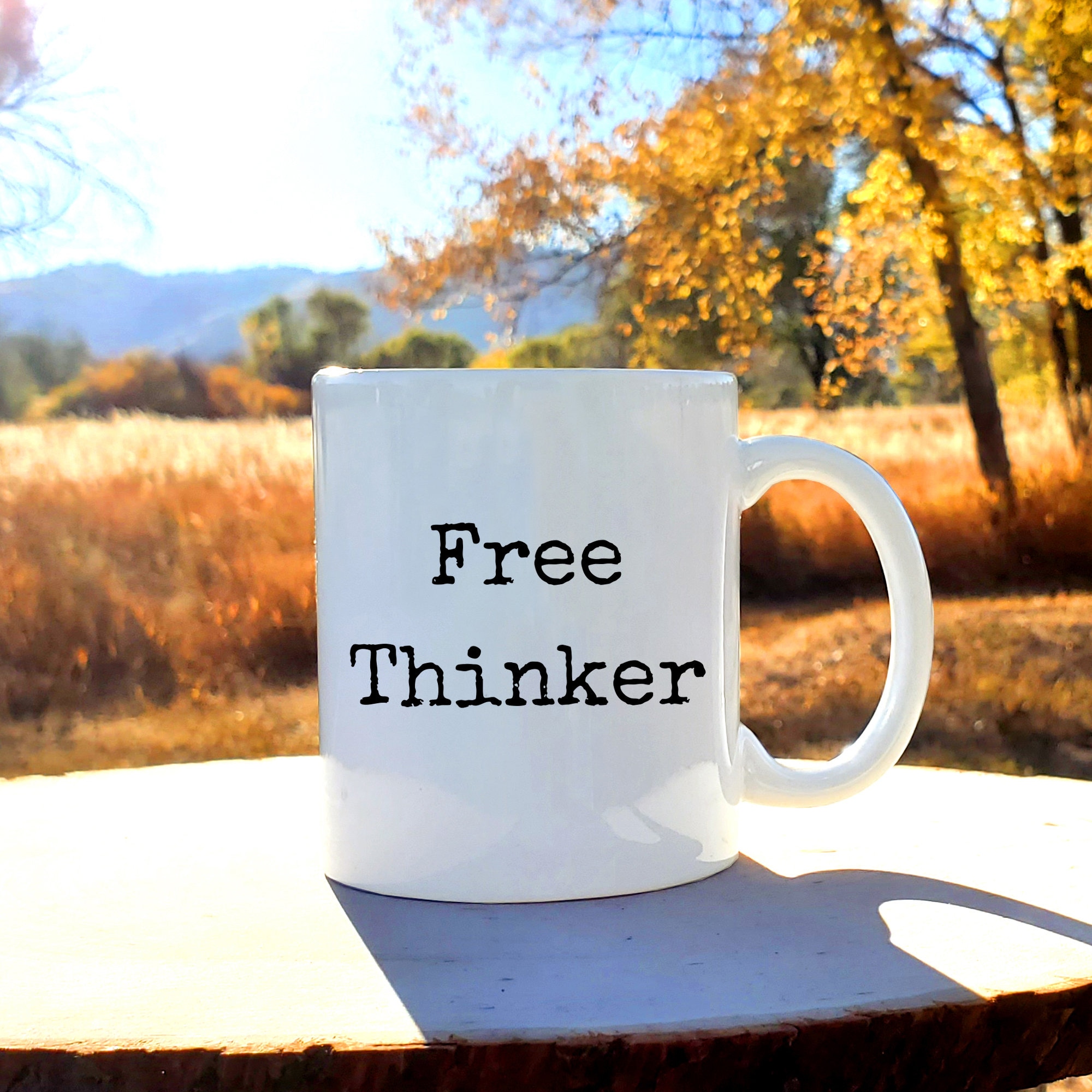 Discover Free Thinker Coffee Mug