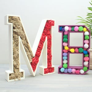 Hollow Letters, Free Standing 3D Letters, Decorative Sign, Home Decor, Table Decor