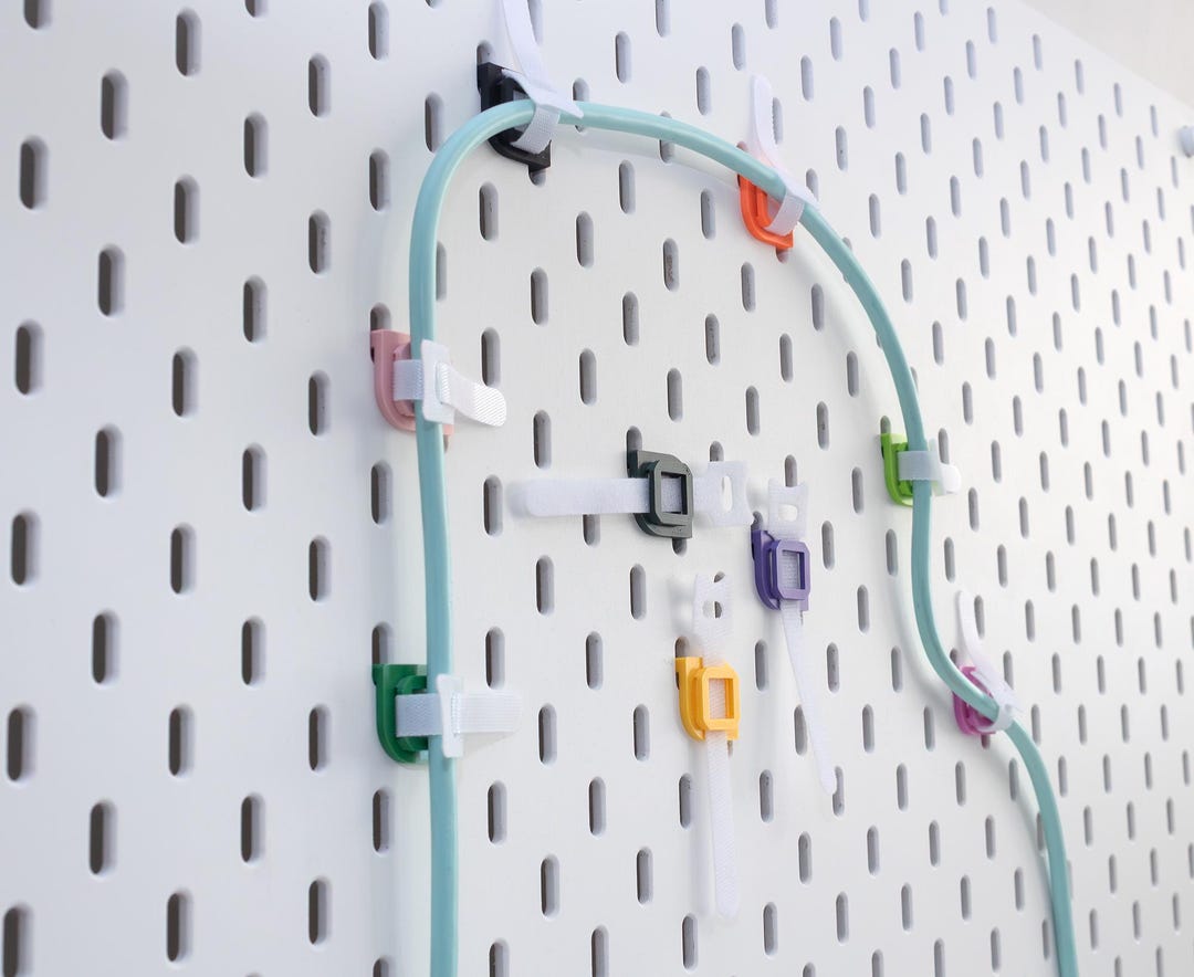 IKEA Skadis Pegboard Wire Cable Clip, 3D Printed Organizer Holder - Etsy