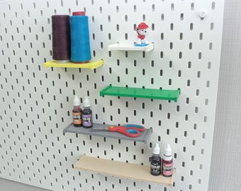 Estante IKEA SKADIS para exhibición, almacenamiento de manualidades y organización, impreso en 3D