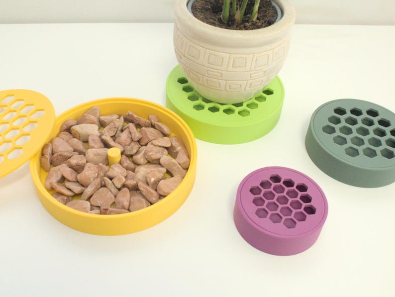 Honeycomb Plant Tray, 3D Printed Humidifier Pot Drainage Plate - Etsy
