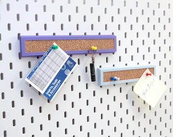 Pegboard Cork Board, Push Pin For IKEA SKADIS Storage, Holder, Craft Photos Organizer