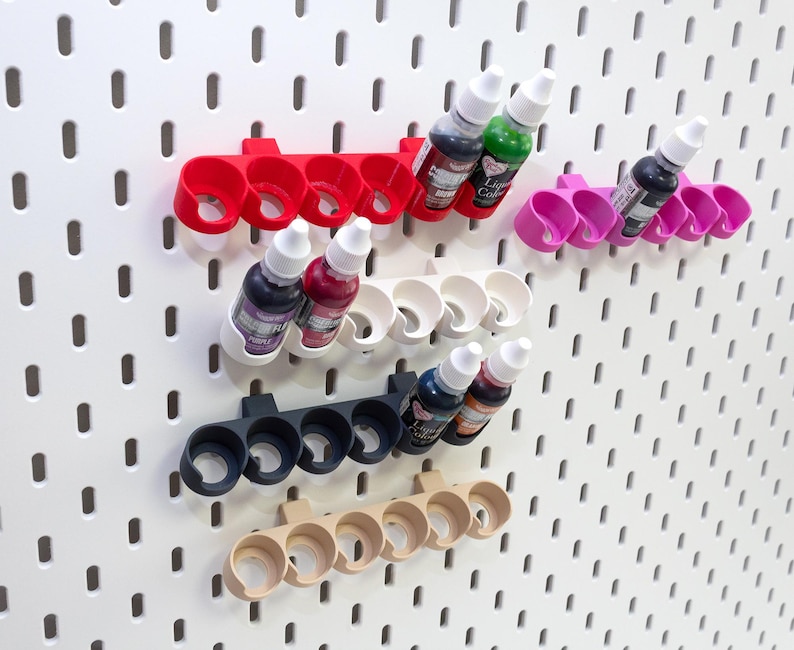 IKEA SKADIS Paint Dropper Bottle Holder, Storage 17ml and 18ml Acrylic ...