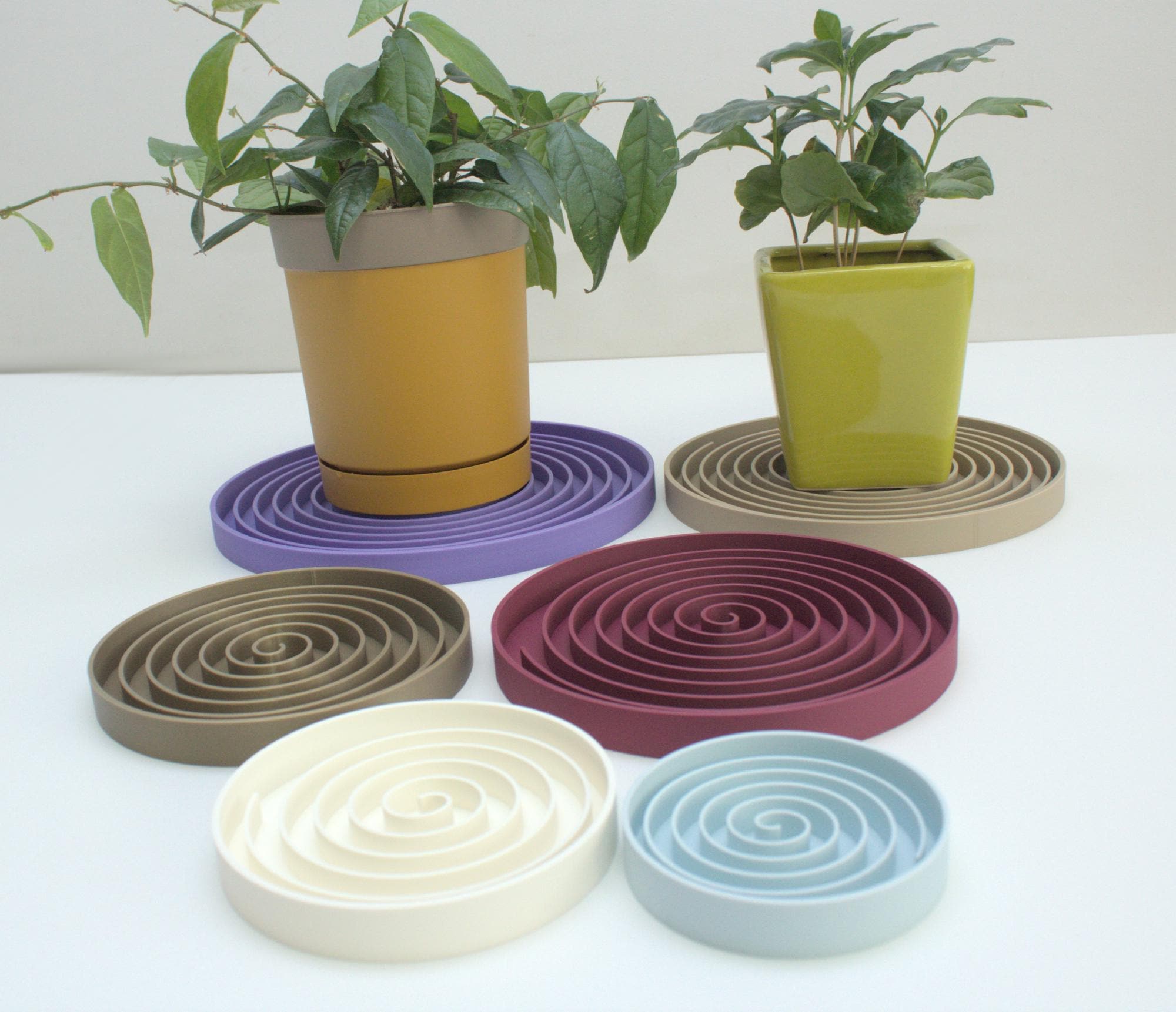 Sottovaso Terra PKWT | Quadrato | in Plastica | da Interno Esterno | Design Moderno - IMJ Global