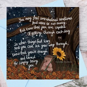 Being You - wenskaart, doordachte kaart, kaart voor verlies, kaarten met betekenis, condoleancekaarten, kaarten met woorden, sentimentkaarten