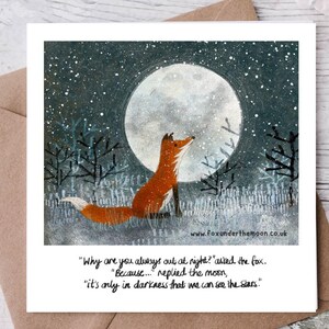 Para ver as estrelas - Cartão de felicitações, Cartão pensativo, Cartão de amor próprio, Cartões de perda, Cartões com palavras, Cartão de sentimento, Cartão para amigo