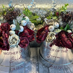 Artificial Floral Bouquet, Mother Of The Bride Gift, Mother Of The Groom, Wedding Gift, Gift From Bride. Grandmother of the Bride gift.
