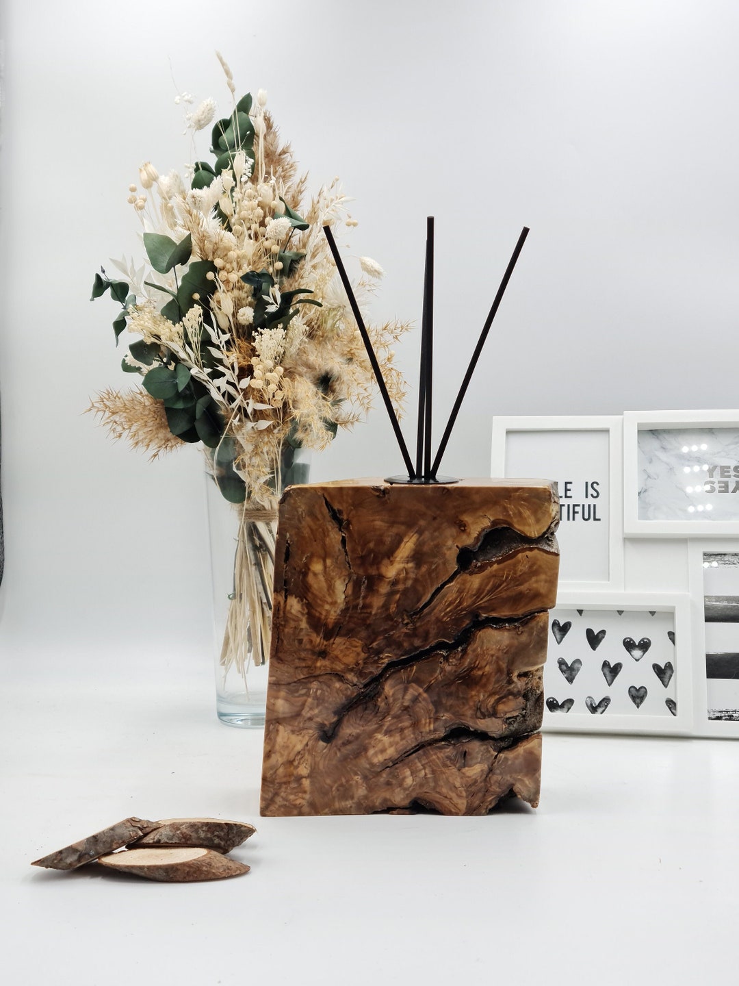 Room Fragrance Dispenser Made From Real Olive Wood Etsy UK