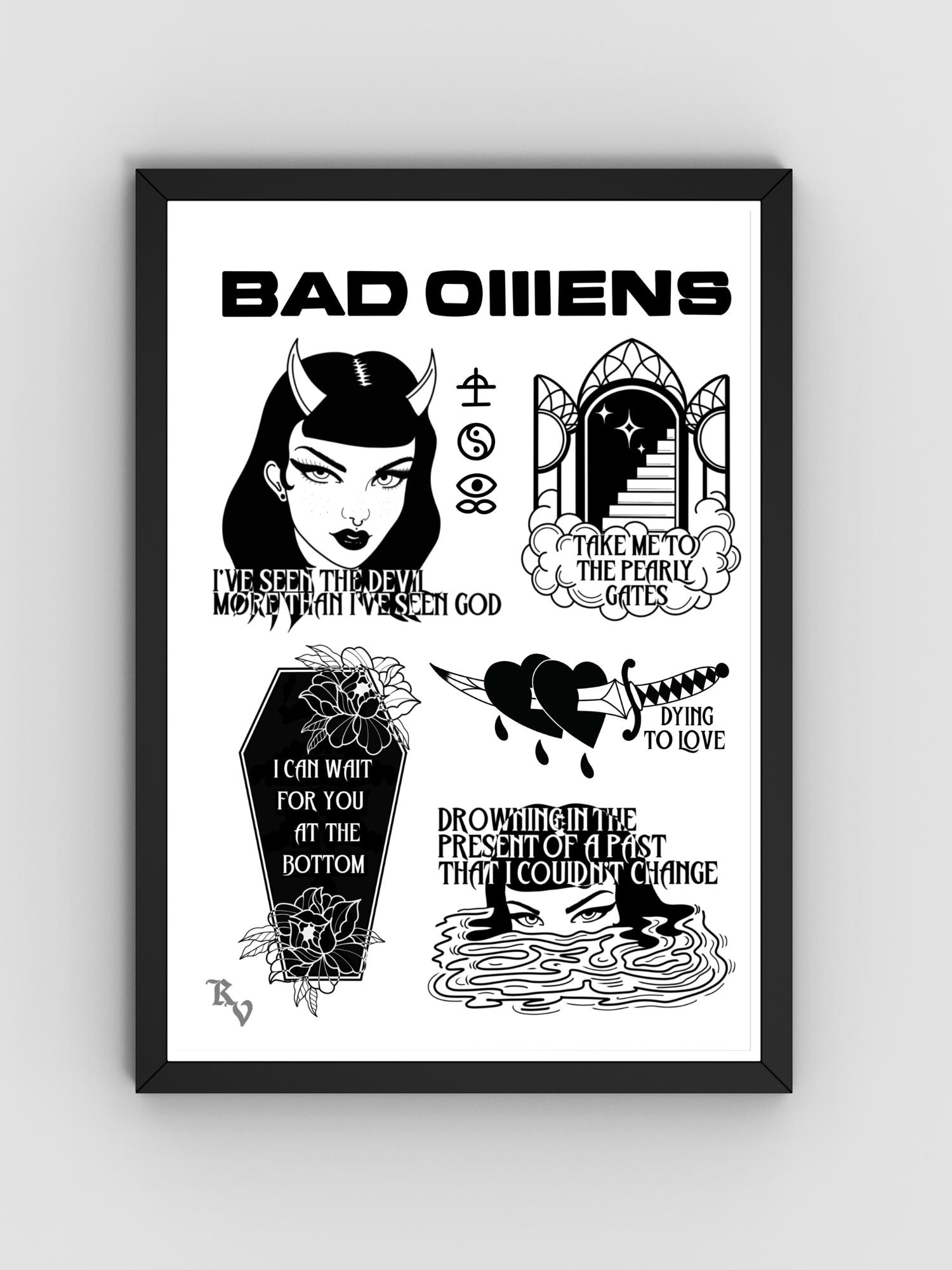 Bad Omens Prints - Etsy