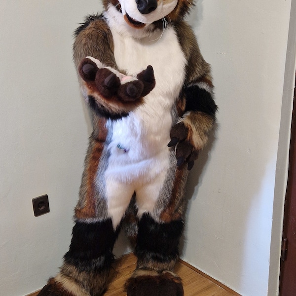 premade suit cute wolf digitigrade fullsuit