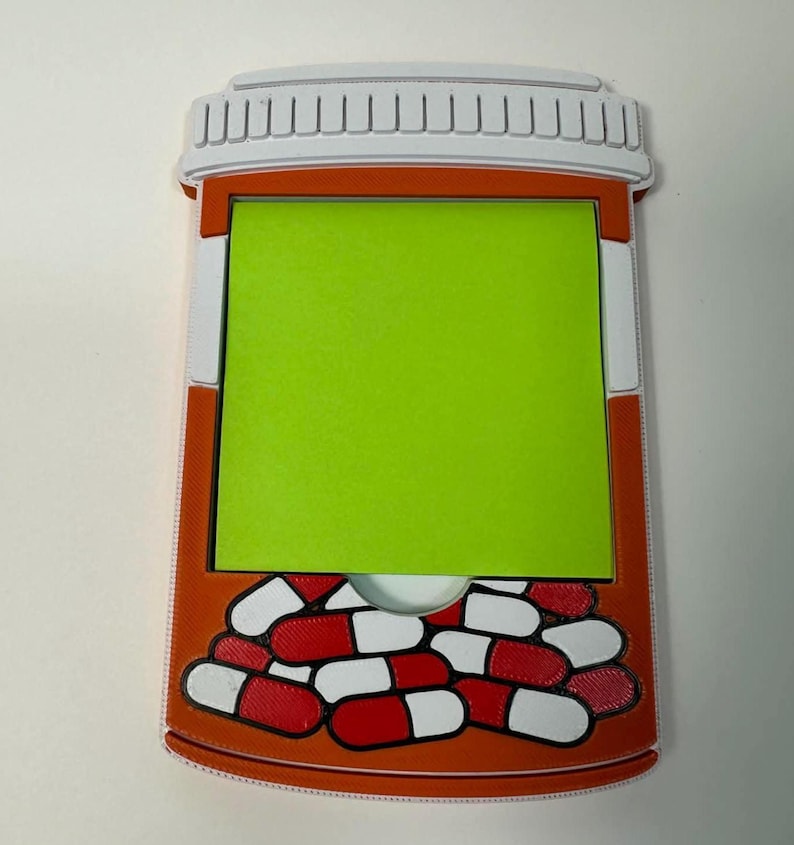 RX Bottle Notepad Holder | Nurse Desk Decor | Prescription Bottle ...