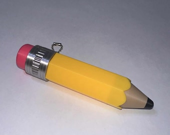 Pencil Keychain Fidget Clicker: 3D Printed Tactile Sensory Toy