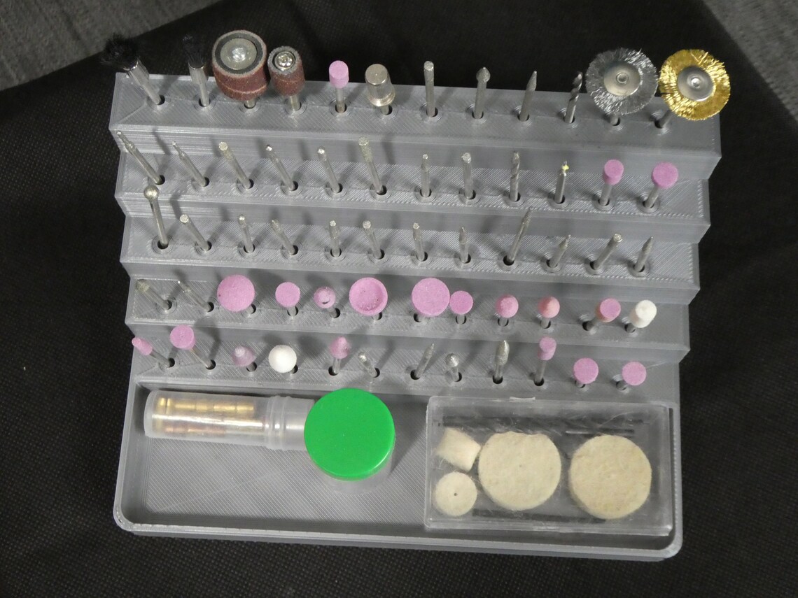 Dremel Bit Organizer Rotary Bit Holder Dremel Bit Holder Etsy