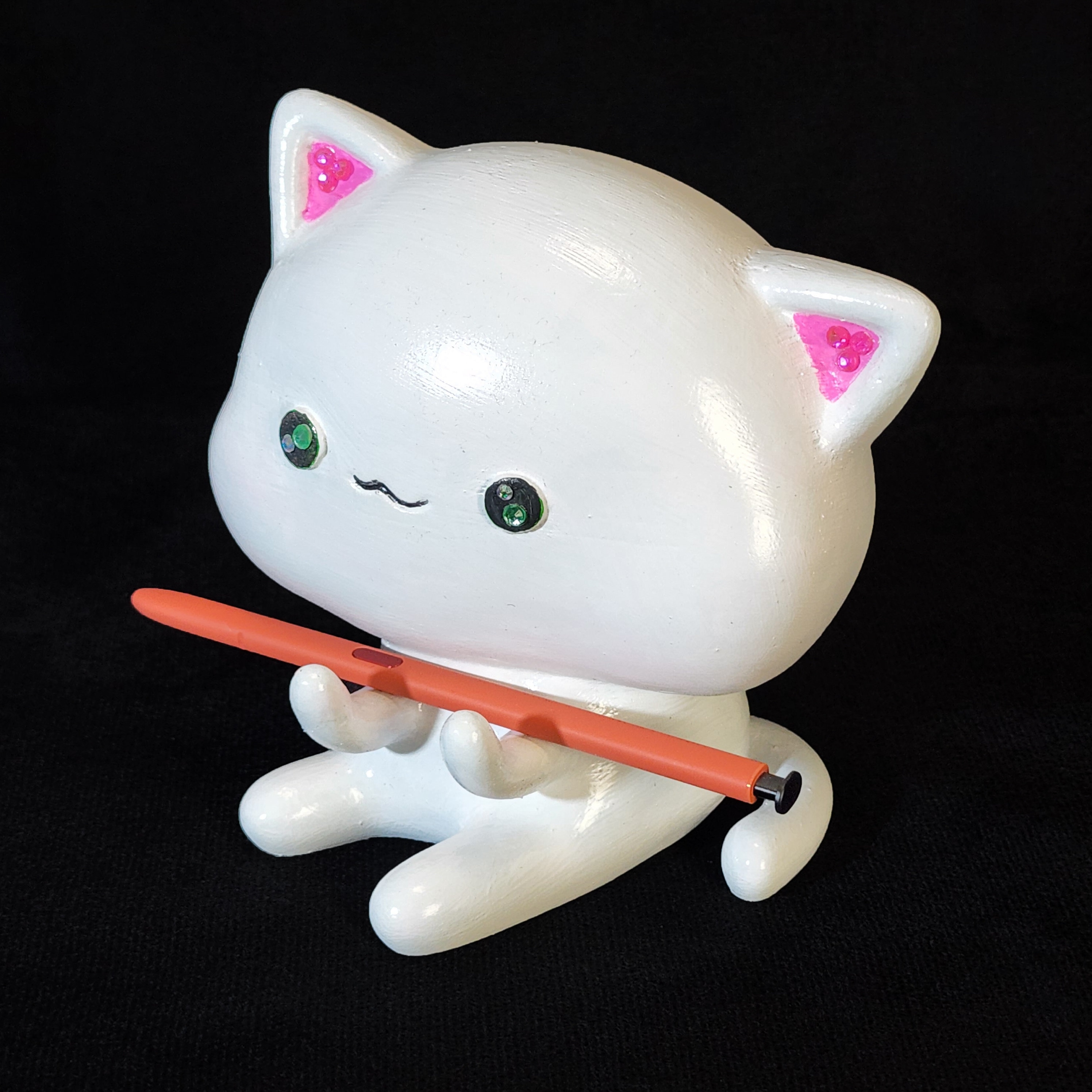Michis Apple Pencil Holder Cat Pencil Pen Stylus Holder Etsy