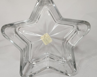 【即日発送】Age Factory ''STAR''Glass Dish Libbey Glass Company Star Shaped Glass Dish; Vintage Star Dish
