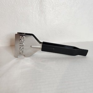 Krups Toaster Tongs Black Stainless Plastic Handle