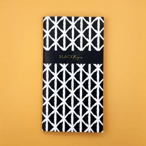 Traveler’s Notebook Insert | Standard Size 4.3" x 8.3" | 32 Pages of Black Cardstock by Prima Marketing