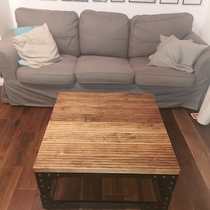 Coffee table industrial oak old wood quality
