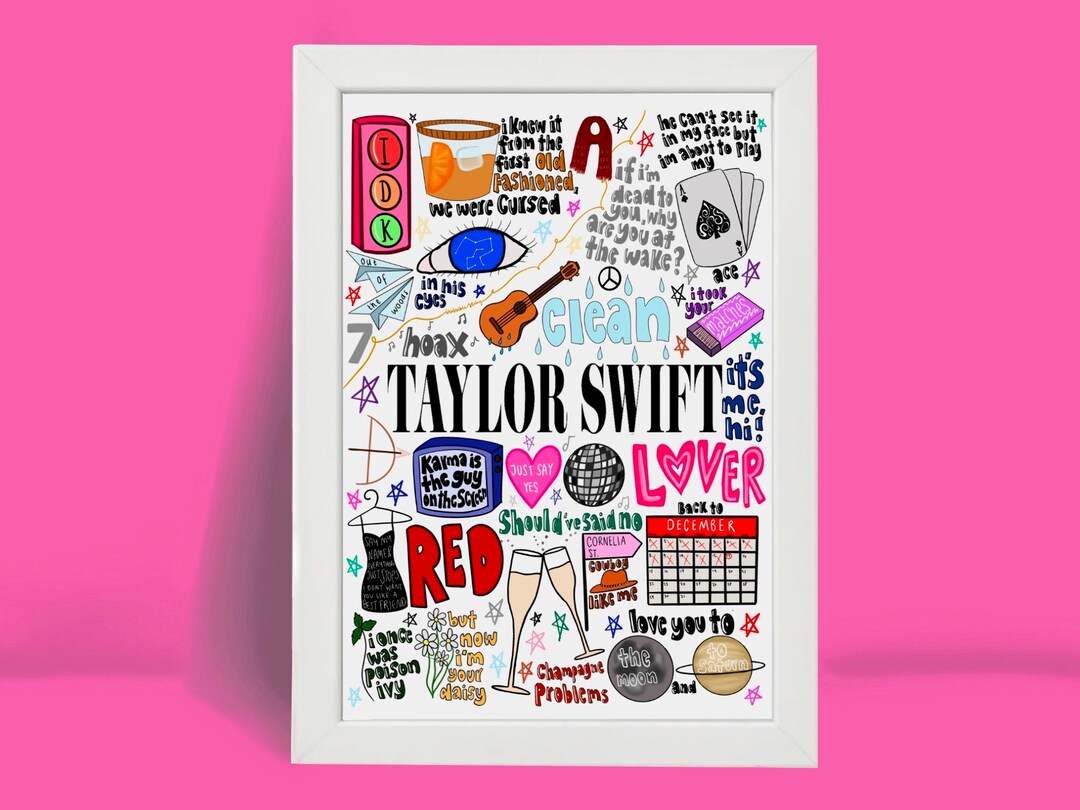 Taylor Swift Lyric Print, Taylor Swift, Swifties, Taylor Swift Gift ...