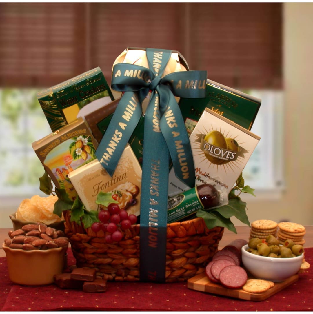 Thank You Gift Basket, Gourmet Gift Basket, Thank You Care Package