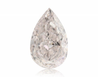 1.31Cts Light Pinkish Brown Loose Diamond Natural Color Pear Shape GIA Cert SKU: 606488