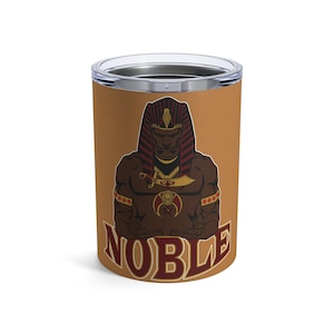 Shriner Noble Tumbler, Freemason Gift, Masonic Lodge Drinkware, Freemasonry Accessory, Masonic Symbol Cup, Fraternal Order Present