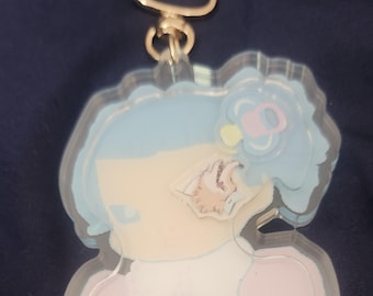 Llavero con forma de agitador inspirado en Melanie Martinez Crybaby