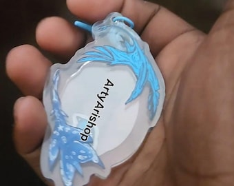Llaveros con dije de agitador inspirados en Avatar Ilu Ikran y Eye