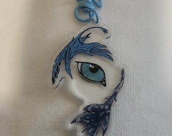 Llavero de acrílico transparente inspirado en Ilu Ikran y Eye de Avatar: El camino del agua