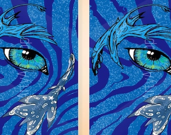 Libro de pegatinas con patrones de Ilu Ikran, Ojos y Piel de Avatar: El camino del agua (PREVENTA)