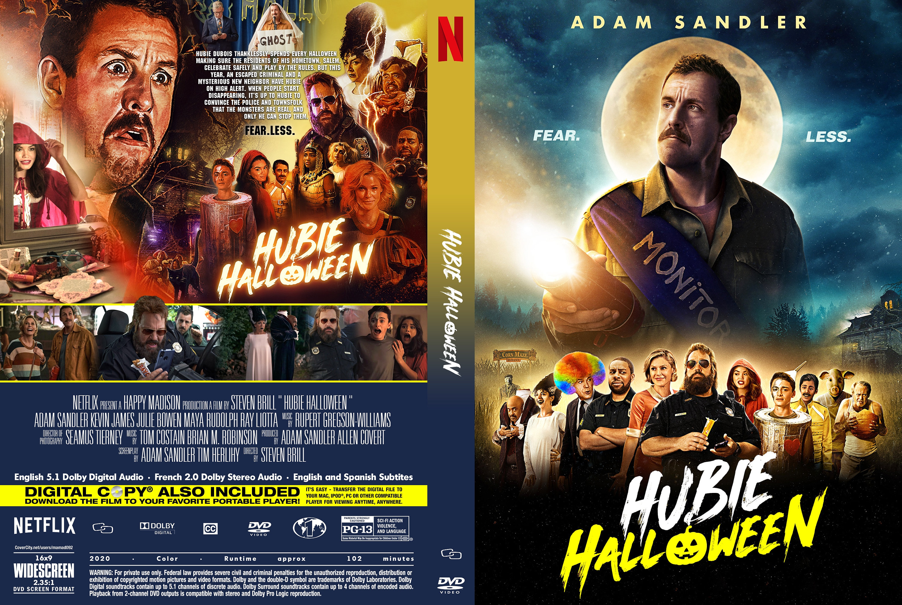 Hubie Halloween MOD Custom DVD Etsy