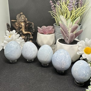 Blue Calcite Eggs
