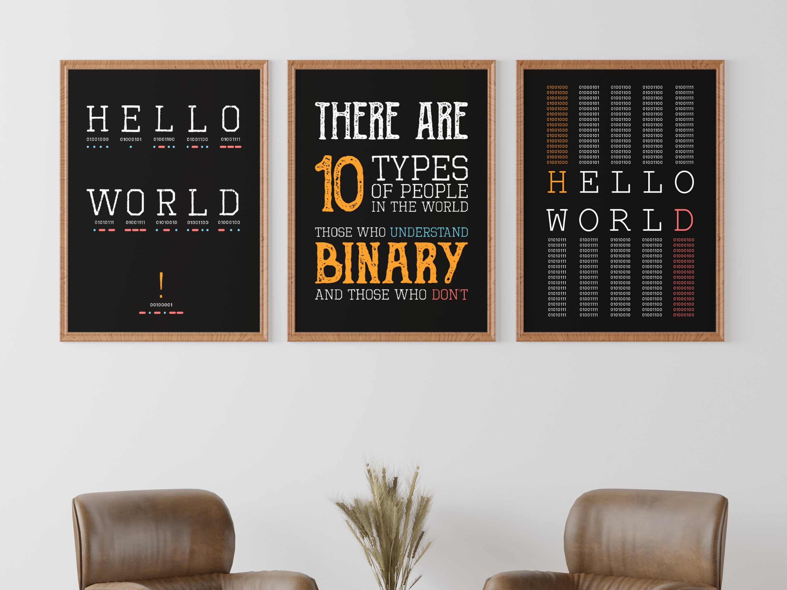 Set of 3 Programming Wall Art Printable Computer Science - Etsy