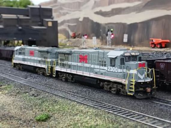 HO Scale GE B23-7R super-7 Locomotive Shell 