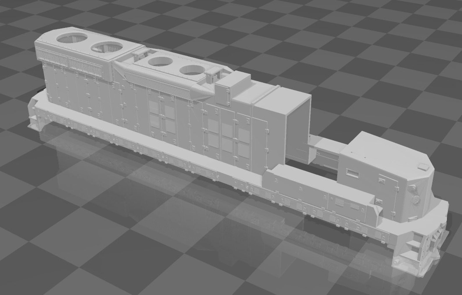 HO Scale SD18 Shell Etsy