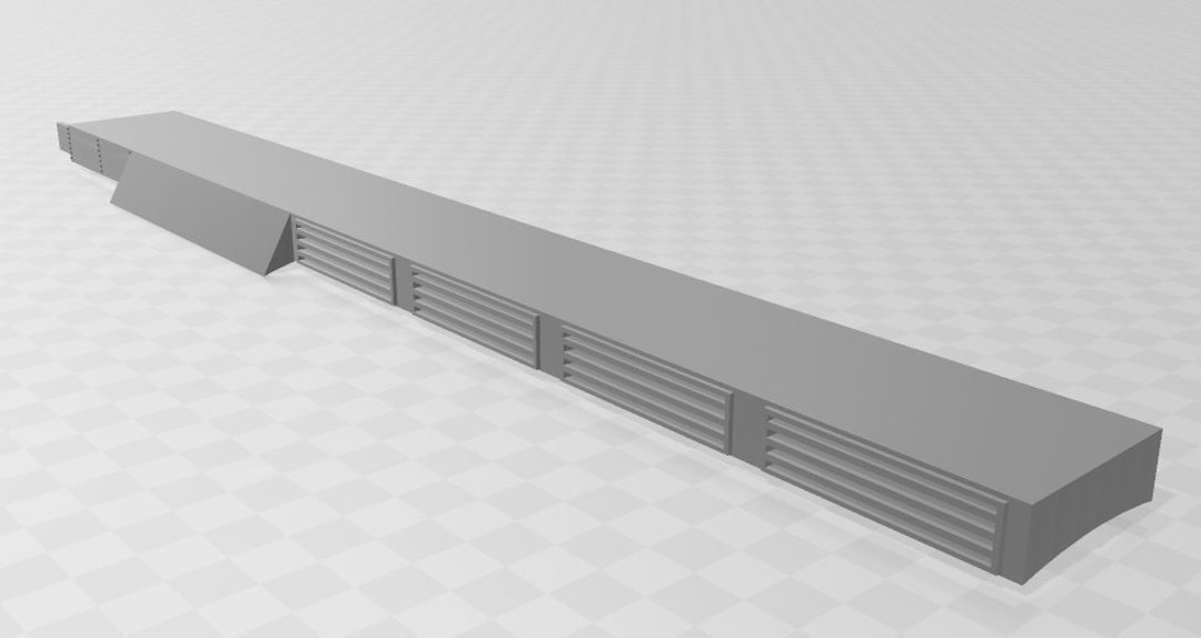 HO Scale UP 2055 Power Car Roof Vents Etsy