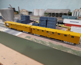 Kit de vagón de tripulación de tren de vegetación Relco/UP a escala HO