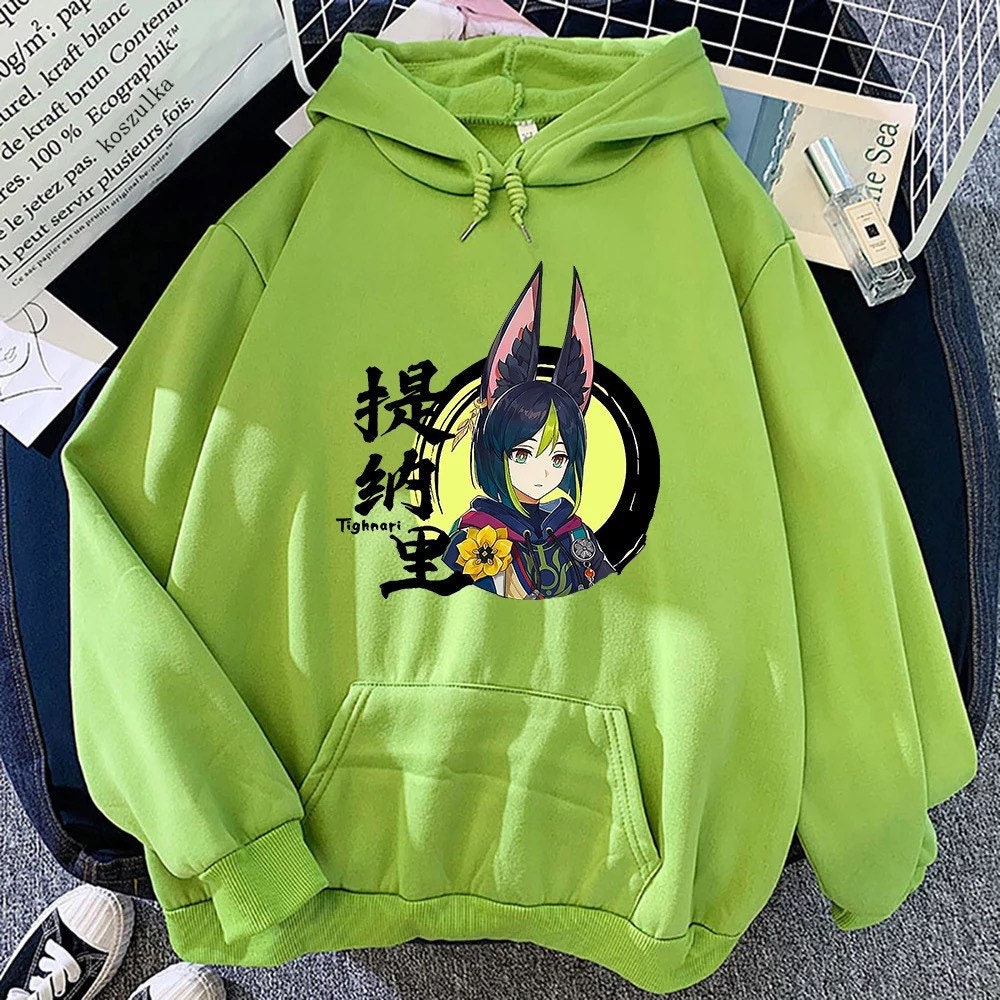 Tighnari Genshin Impact Hoodie Meme Anime Sweatshirt Xiao - Etsy Hong Kong