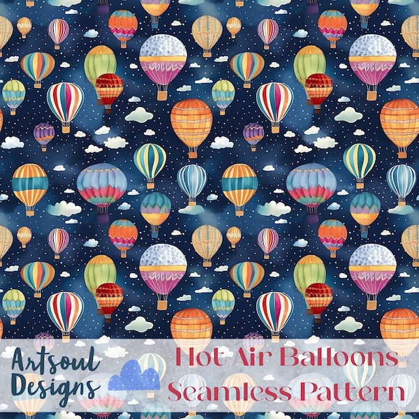 Hot Air Balloon Wallpaper - Etsy