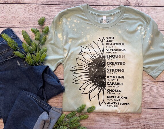 Womens T-shirt Bella Canvas Bleached 