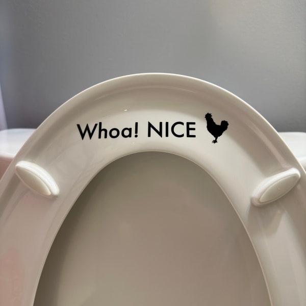 Toilet Seat Decal Etsy