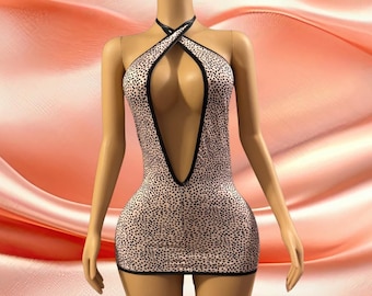Exotic Dancewear Dress Bodycon Club Wear