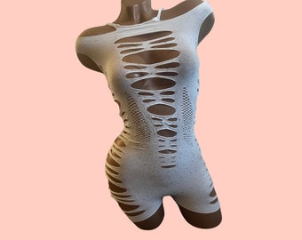 Exotic Dancewear Fishnet Bodysuit