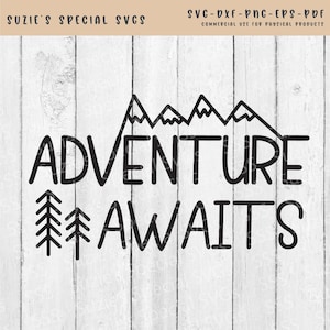 Adventure Awaits SVG- Adventure SVG- Camping SVG