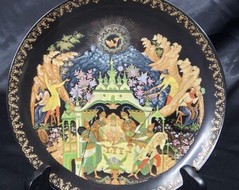 1989 series Russian fairy tales  collectible plate