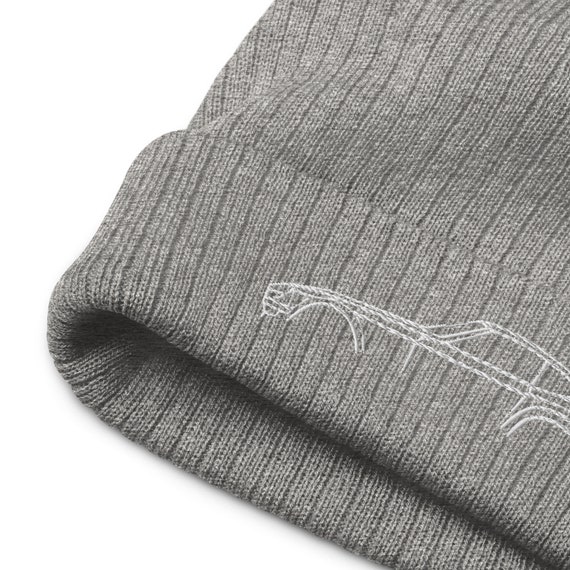 Customizable Embroidered Car Silhouette knit beanie