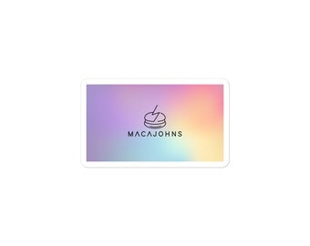 Macajohns Stickers - Color Logo