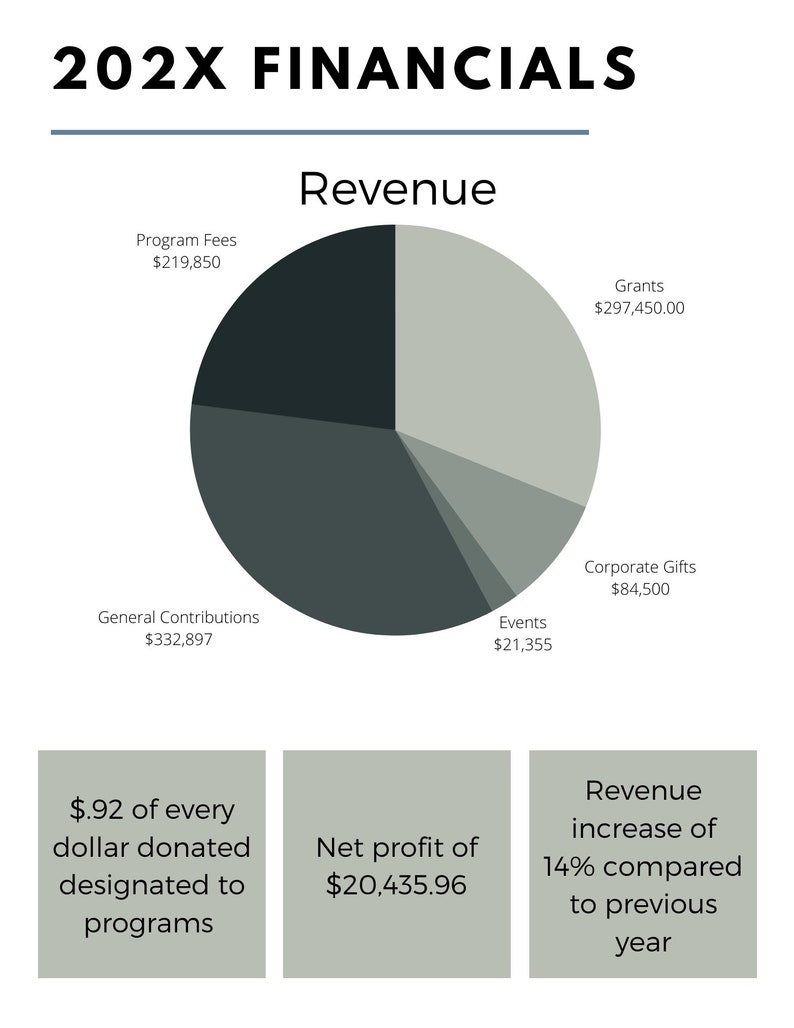 Nonprofit Annual Report Template: Classic Canva Design (digital ...