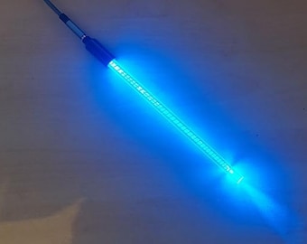 Blue / Green LED Helical Frequency Antenna wand